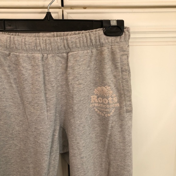 Roots grey cotton blend women’s sweatpants - Picture 3 of 10